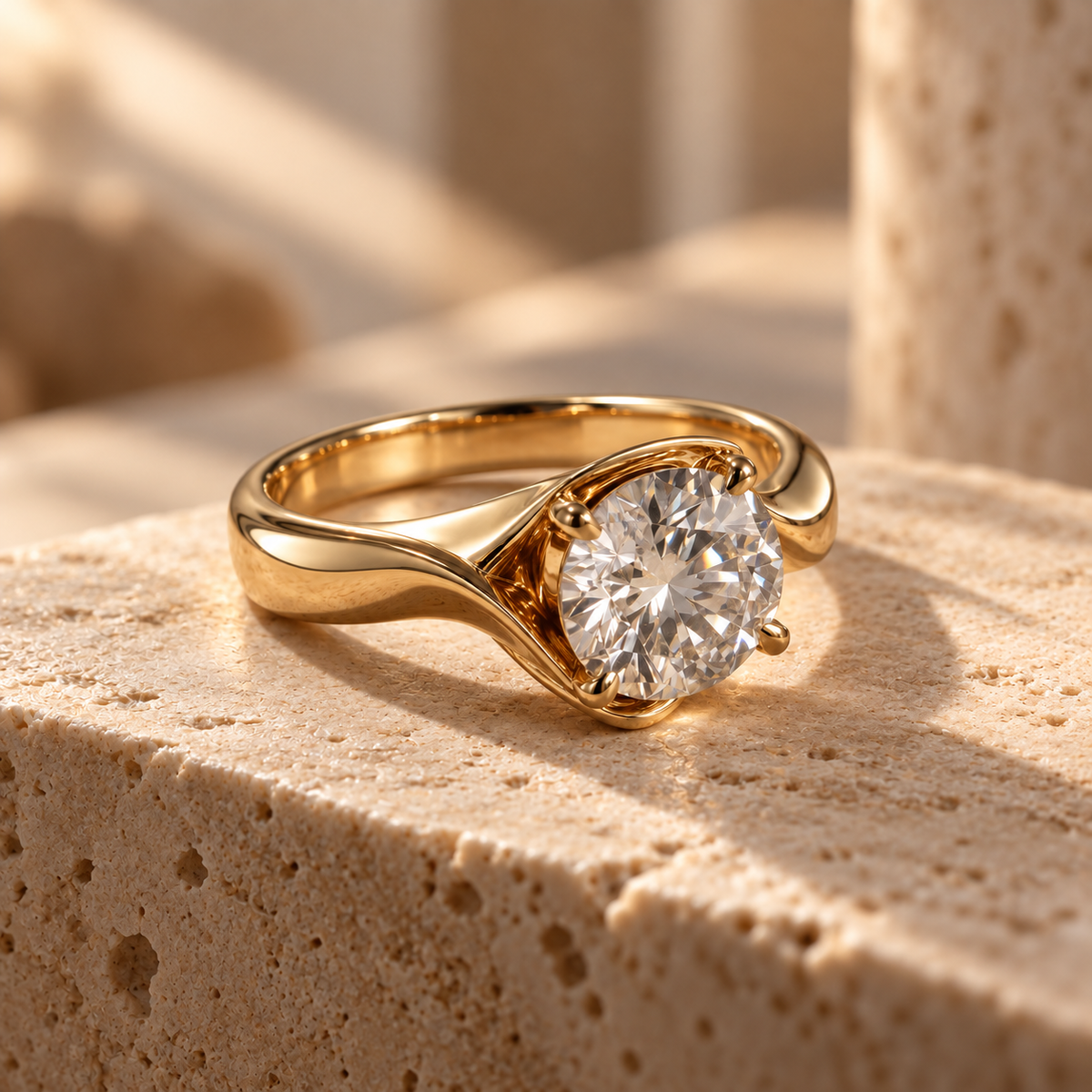 Velmoriarl™ The Ring Edit | Aurelia Timeless Solitaire Ring