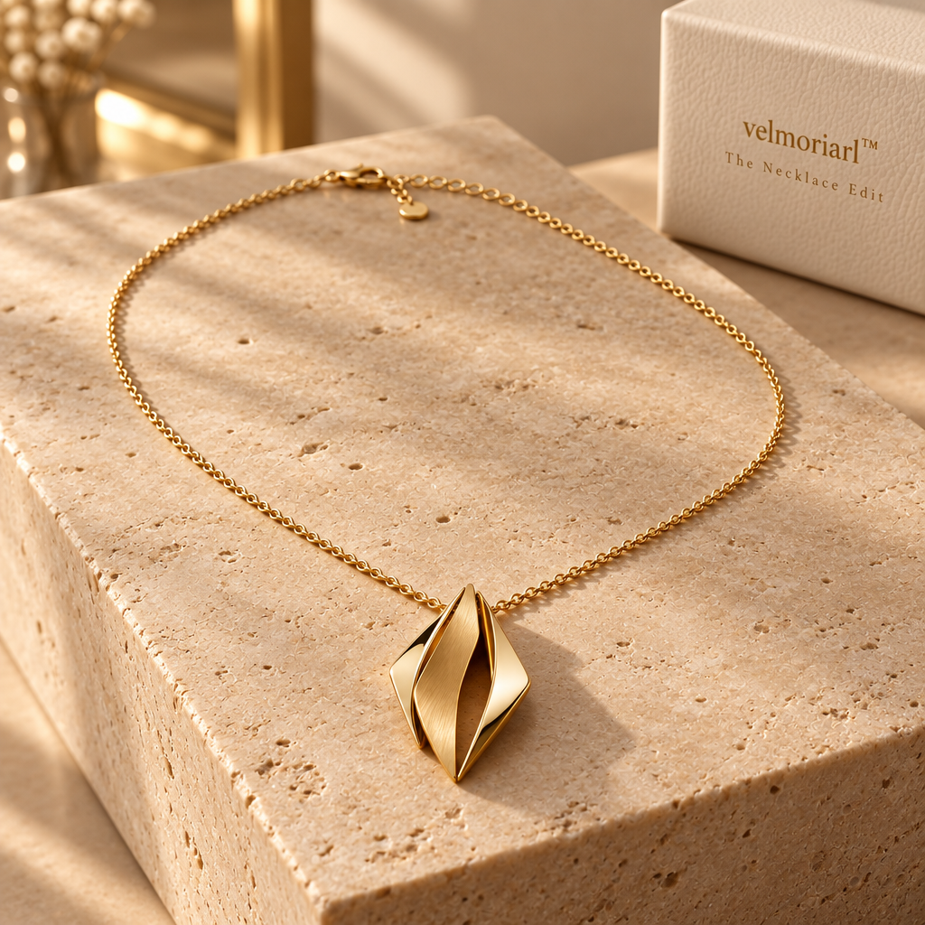 velmoriarl™ Foldline Pendant Necklace