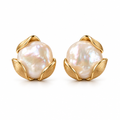 velmoriarl™ Elowen Pearl Cradle Studs