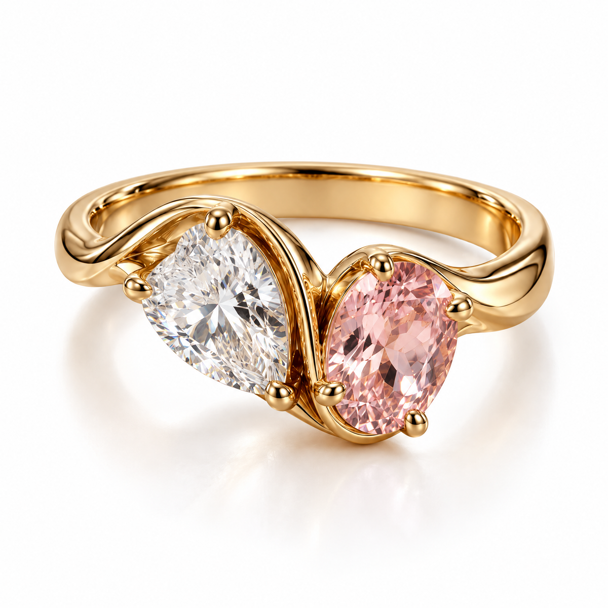 Velmoriarl™ The Ring Edit | Elara Dual Stone Signature Ring