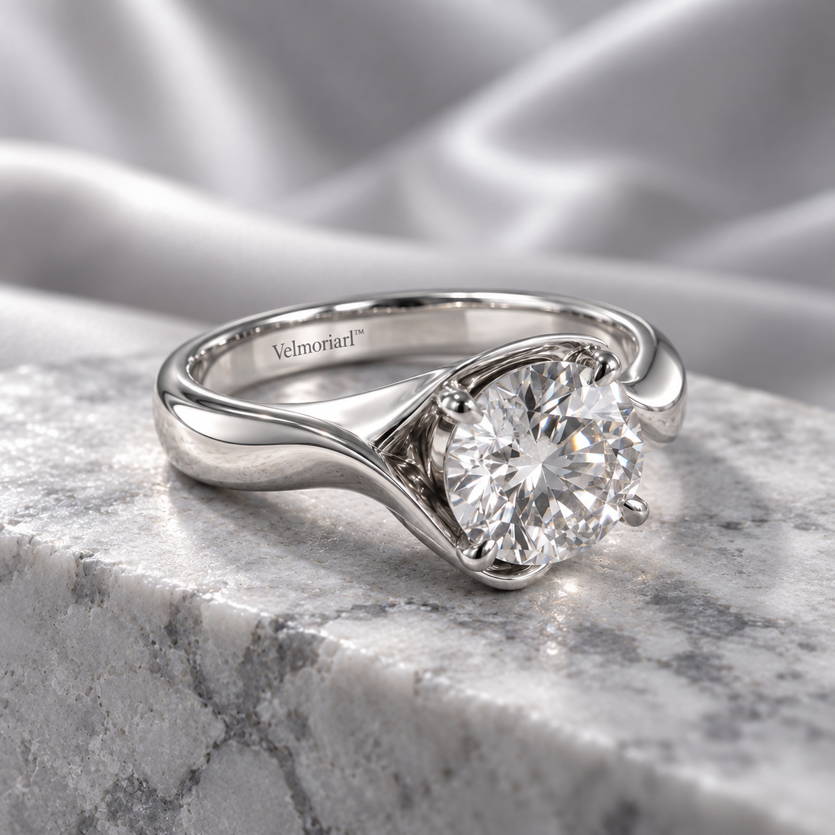 Velmoriarl™ The Ring Edit | Aurelia Timeless Solitaire Ring