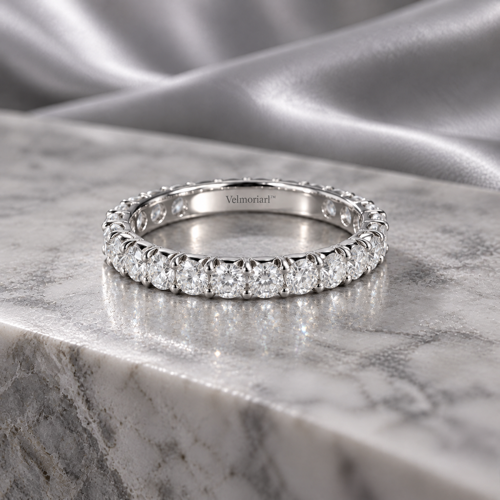 Velmoriarl™ The Ring Edit | Celeste Forever Pavé Ring