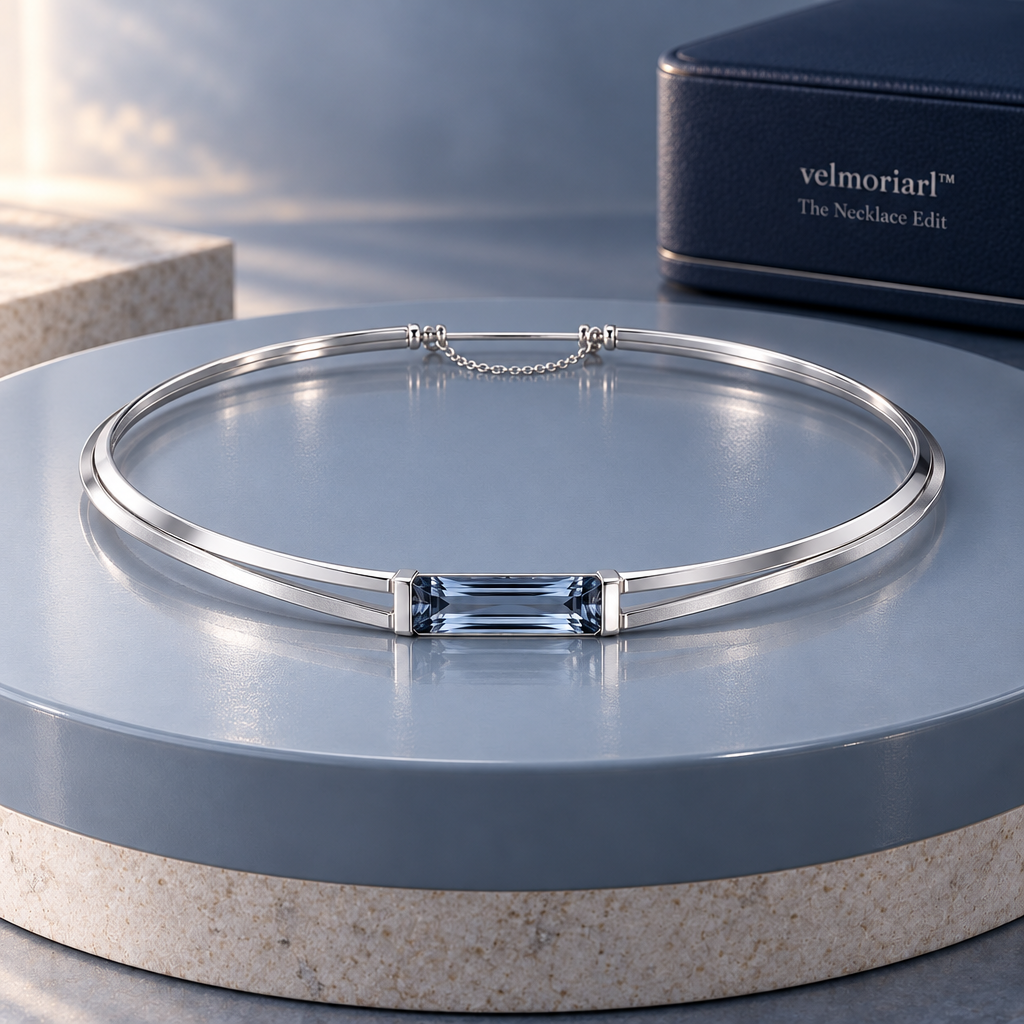 velmoriarl™ Prism Bridge Torque Necklace