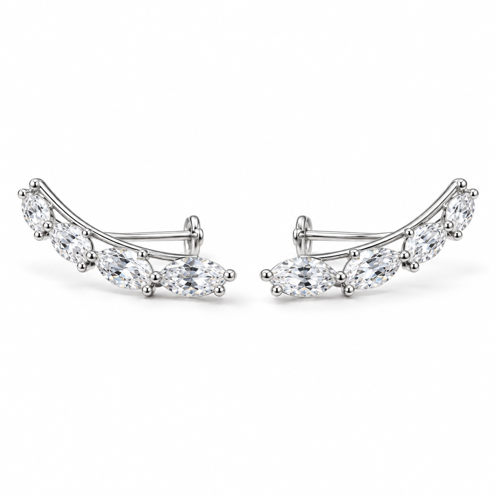 velmoriarl™ Seraphine Marquise Ear Climbers