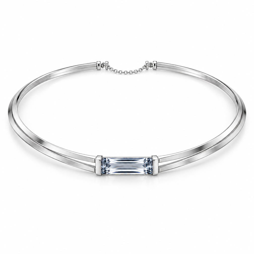 velmoriarl™ Prism Bridge Torque Necklace