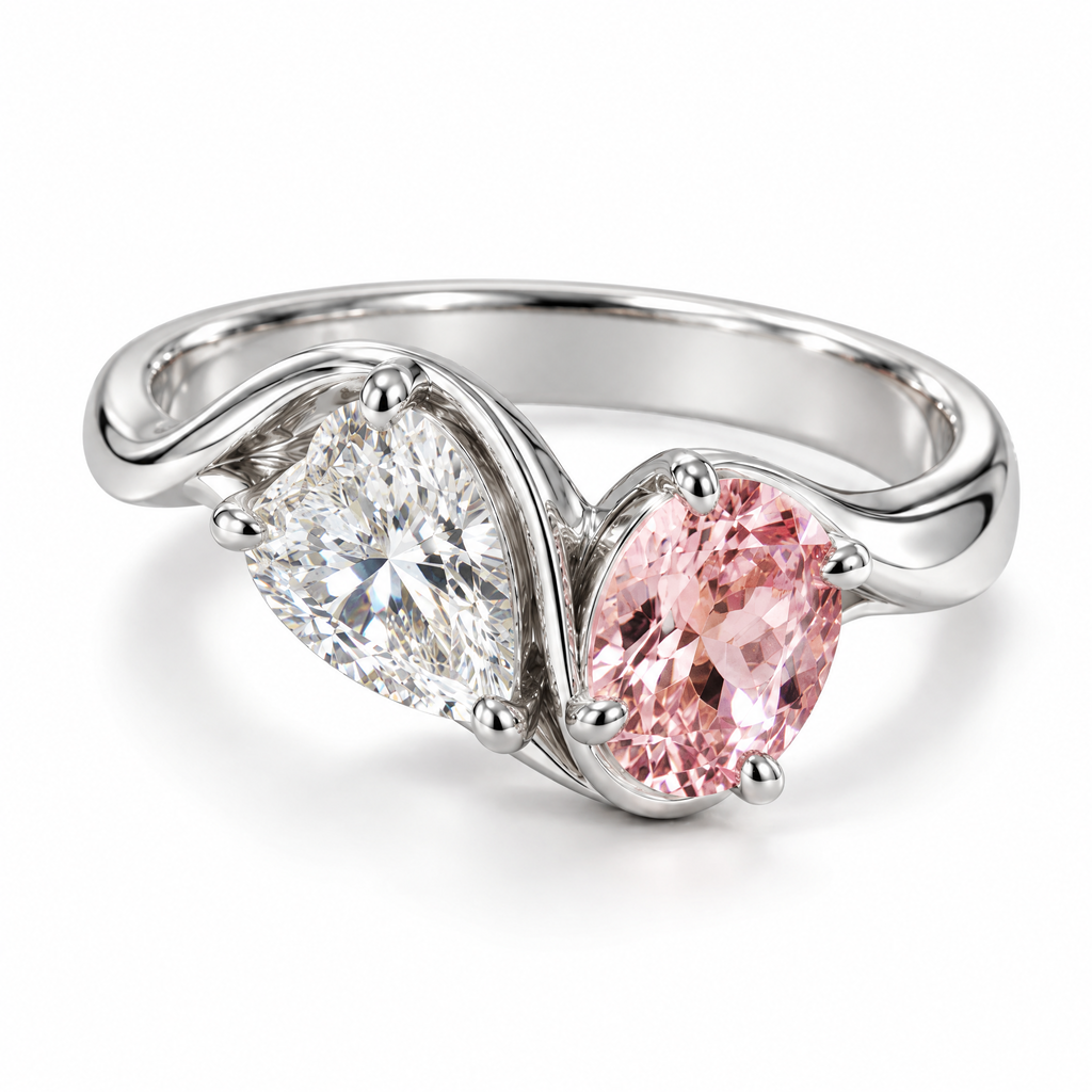 Velmoriarl™ The Ring Edit | Elara Dual Stone Signature Ring