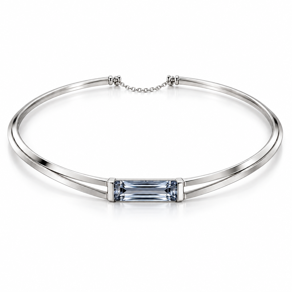 velmoriarl™ Prism Bridge Torque Necklace