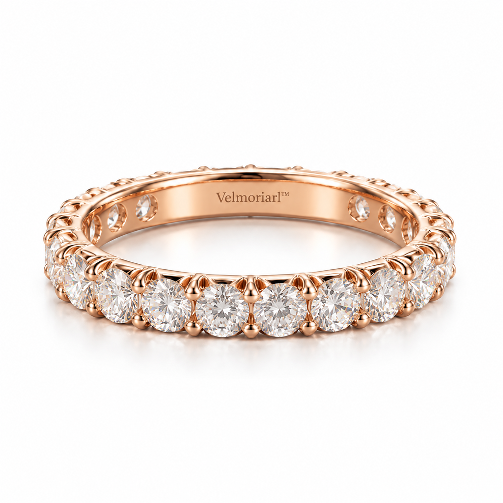 Velmoriarl™ The Ring Edit | Celeste Forever Pavé Ring