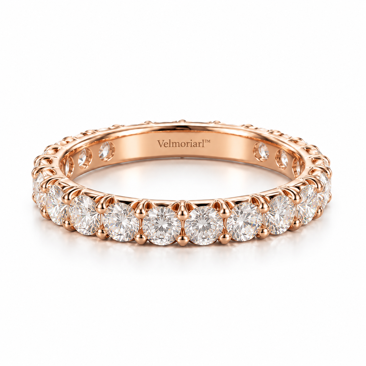 Velmoriarl™ The Ring Edit | Celeste Forever Pavé Ring