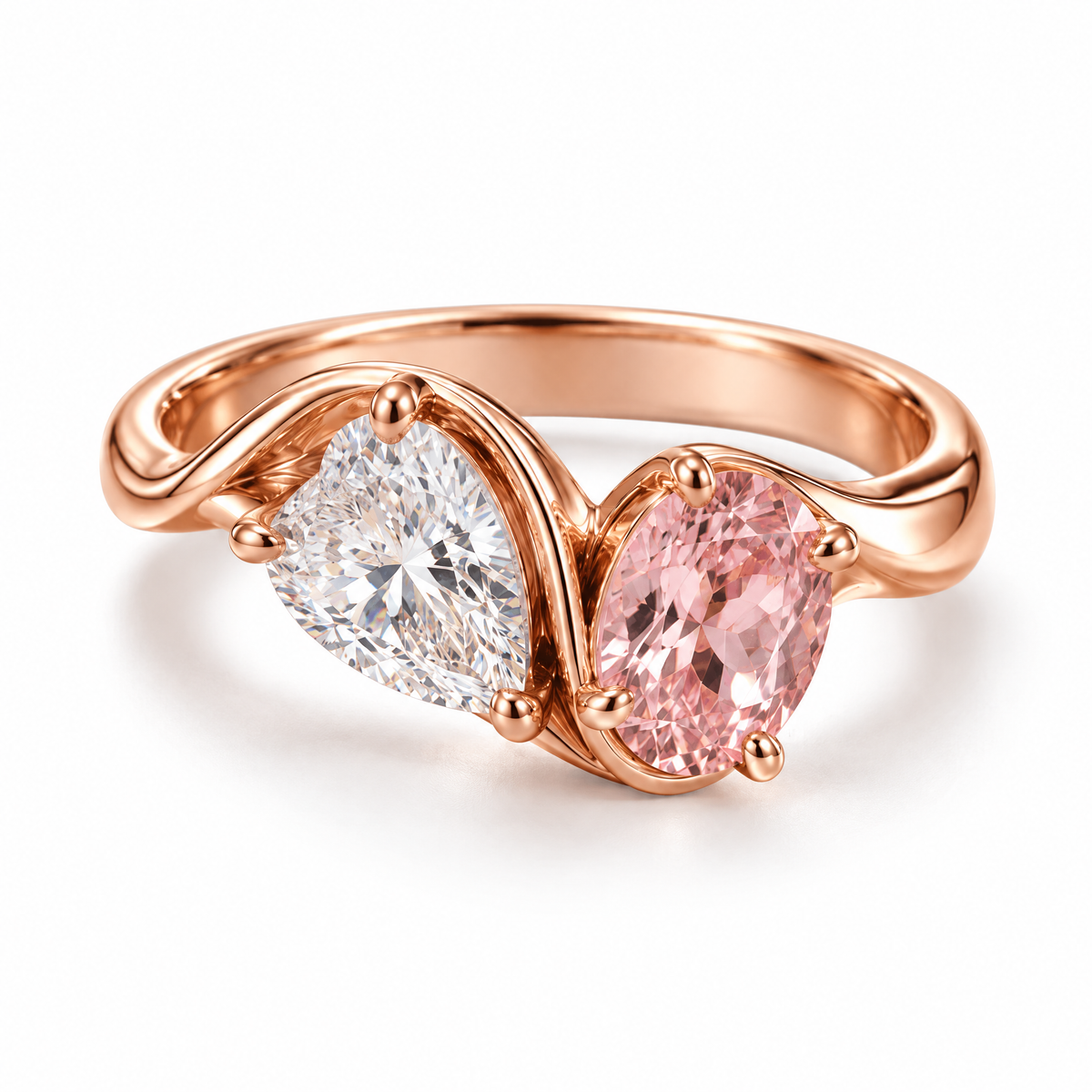 Velmoriarl™ The Ring Edit | Elara Dual Stone Signature Ring