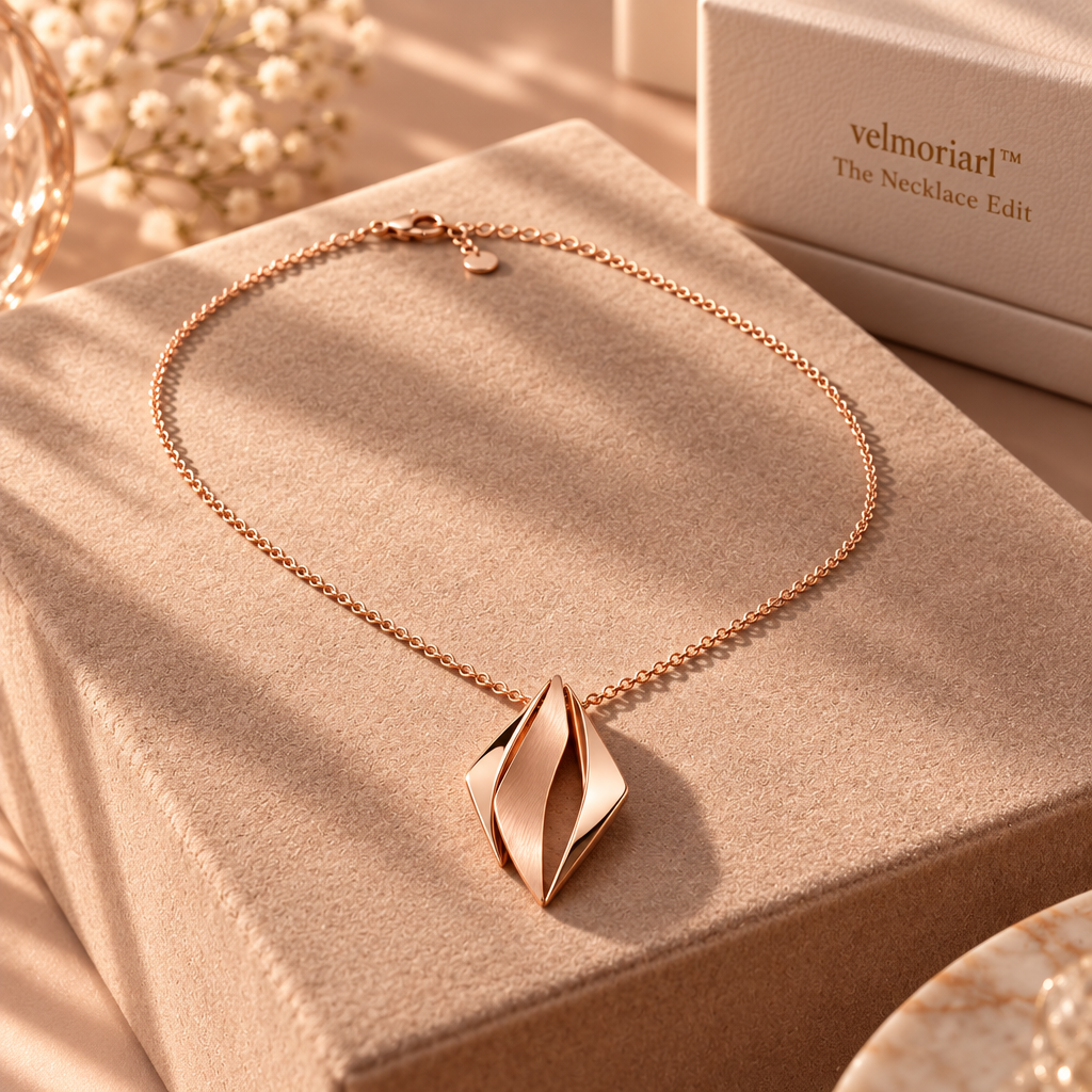 velmoriarl™ Foldline Pendant Necklace