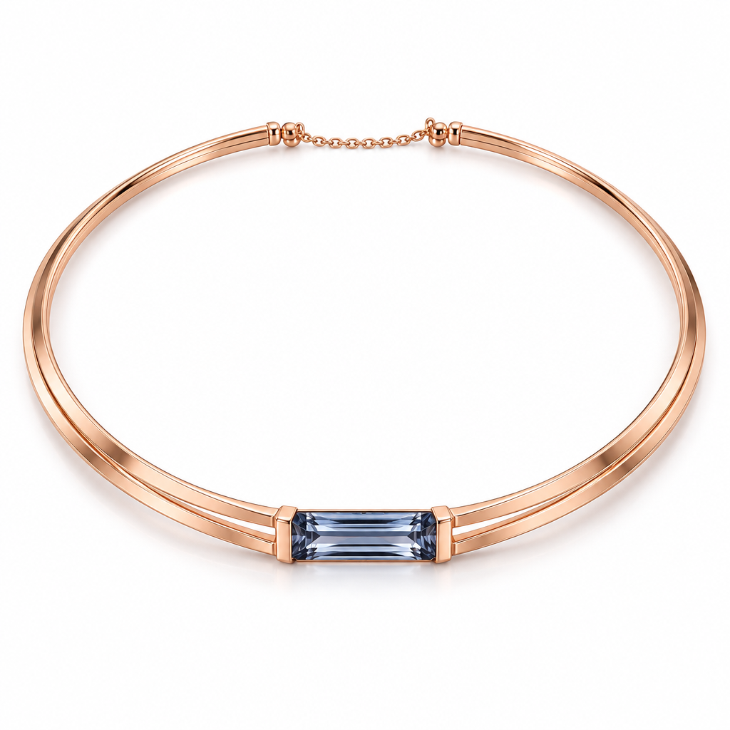 velmoriarl™ Prism Bridge Torque Necklace